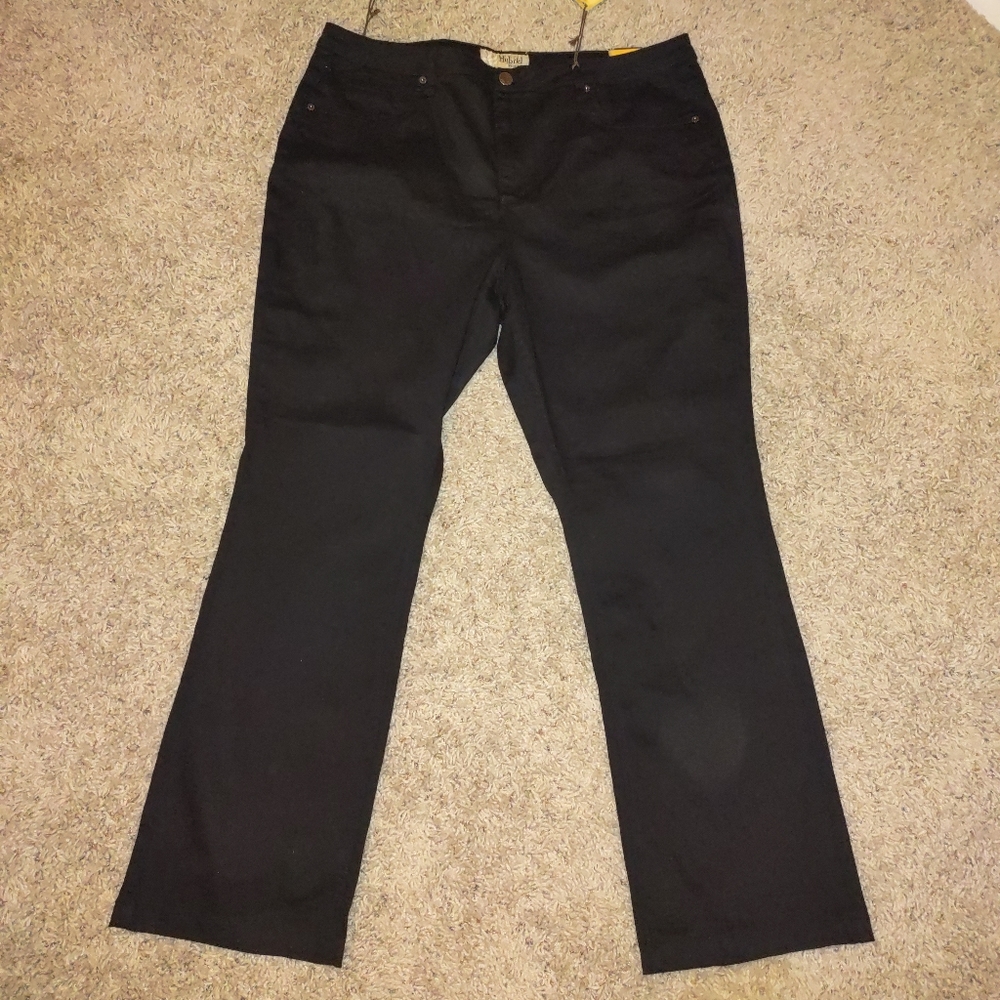 Two pairs of black hybrid and company pants size 22